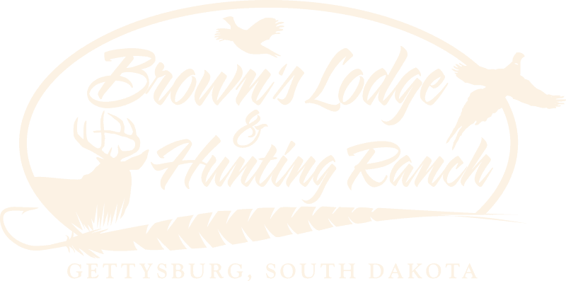 Browns Logo Round White - Brown'S Lodge &Amp; Hunting Ranch
